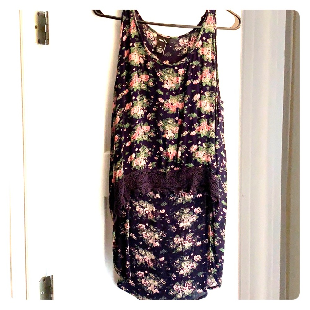 Long back tank top